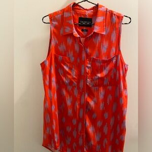Wildfang Sleeveless Button Up